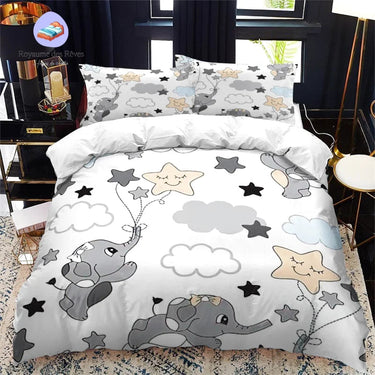 Housse de Couette Éléphant Enfant